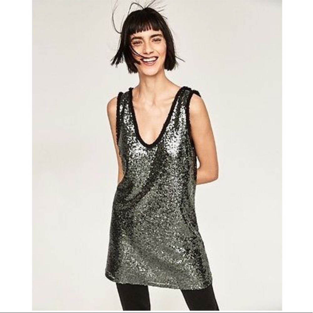 Zara Sequin Mini Dress